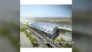 Steel Aircraft Hangar Fast Build Corrosion Proof