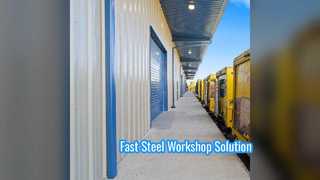 Steel Workshop Construction Fast & Durable