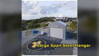 Steel Hangar Factory Long Span Aviation Building
