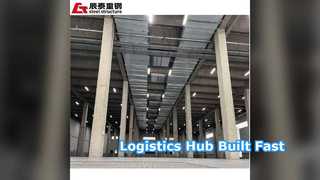 Steel Warehouse Building Fast Logistics Hub