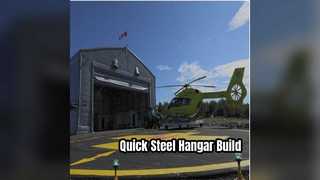 Fast Steel Hangar Construction Quick Install