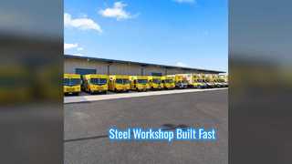 Heavy Duty Steel Workshop Prefabricated H Beam Frame